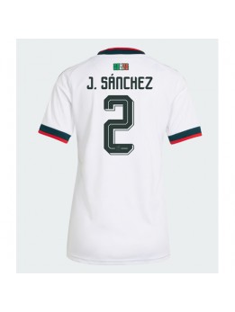 Zenske Futbalové oblečenie Mexiko Jorge Sanchez #2 MS 2026 Krátky Rukáv - Preč Zenske Futbalové oblečenie Mexiko Jorge Sanchez #2 MS 2026 Krátky Rukáv - Preč